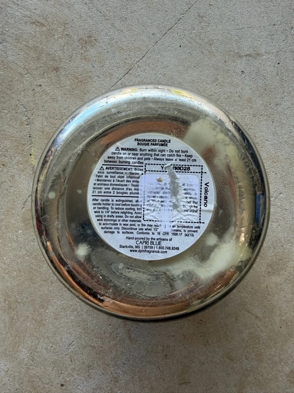 Capri Blue Volcano Mercury Jar Candle